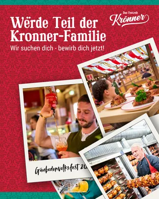 Recruiting-Post: Werde Teil der Krönner-Familie