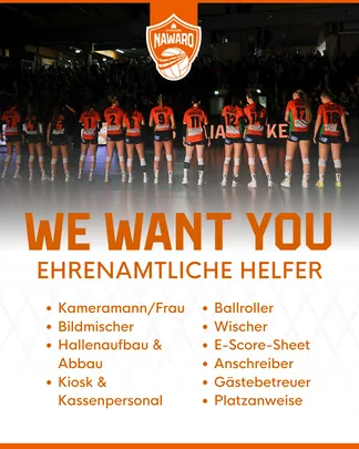 Post: We want you – ehrenamtliche Helfer